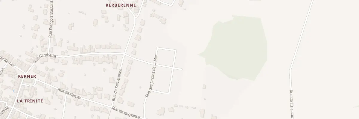 Plan du 14 Rue des jardins de la mer à Riantec