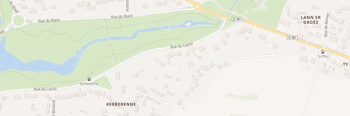 Plan du 48 Rue du Lavoir à Riantec