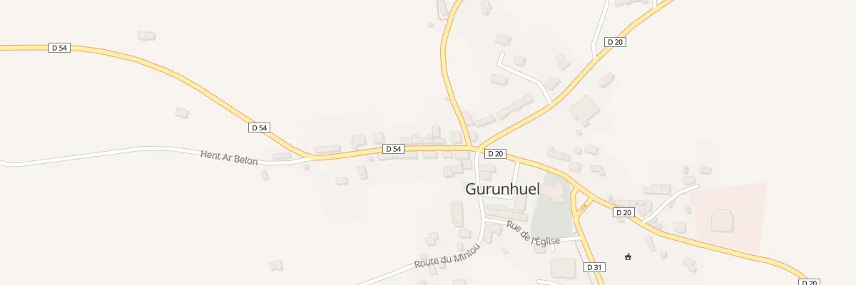 Plan du 6 Hent Ar Léguer à Gurunhuel