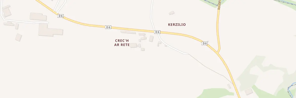 Plan du 5130A Crech ar Rete à Coatréven