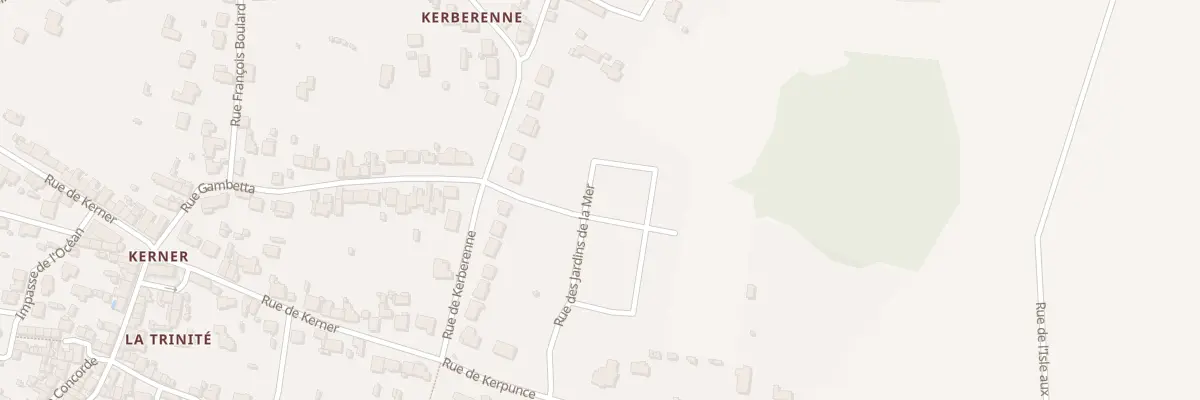 Plan du 23 Rue des jardins de la mer à Riantec