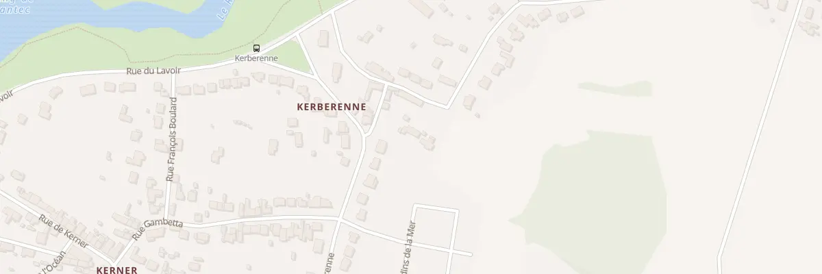 Plan du 9 Rue de Kerberenne à Riantec