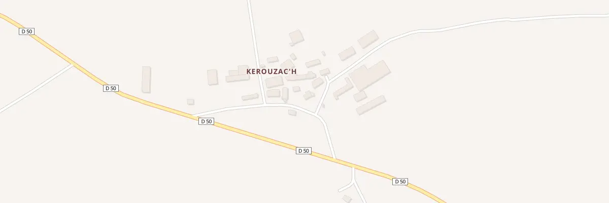 Plan du 2 Kerouzac’h à Maël-Pestivien