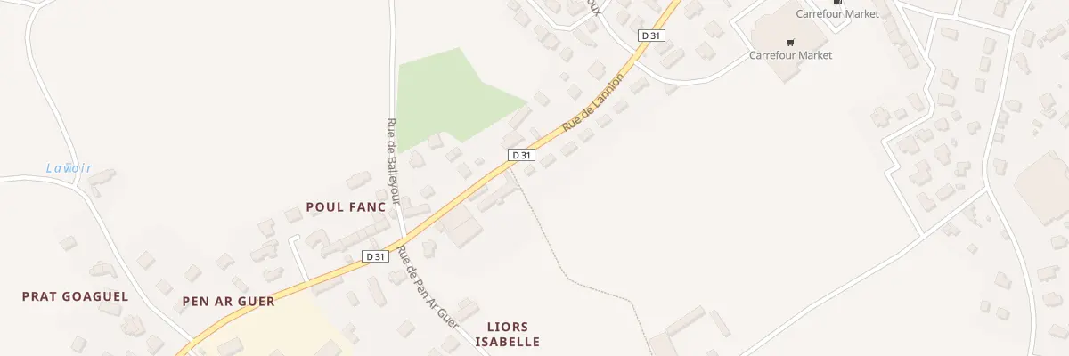 Plan du 59 Rue de Lannion à Penvénan