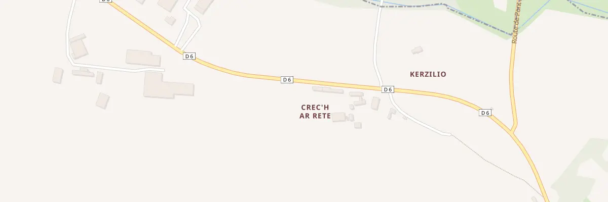 Plan du 5130 Crech ar Rete à Coatréven