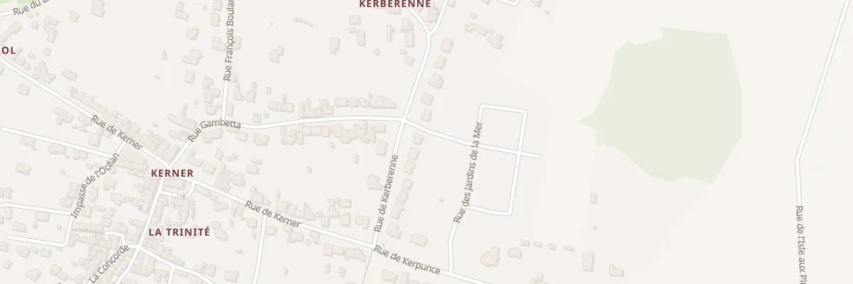 Plan du 21 Rue de Kerberenne à Riantec
