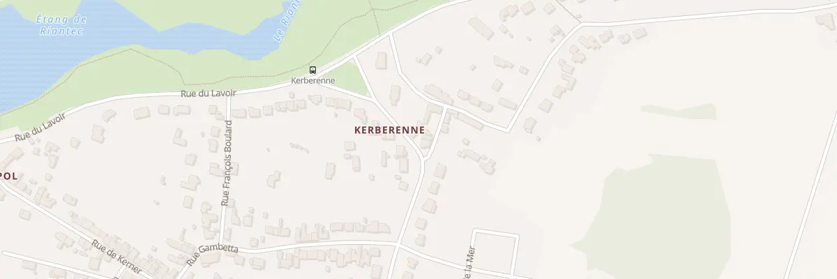 Plan du 7 Rue de Kerberenne à Riantec