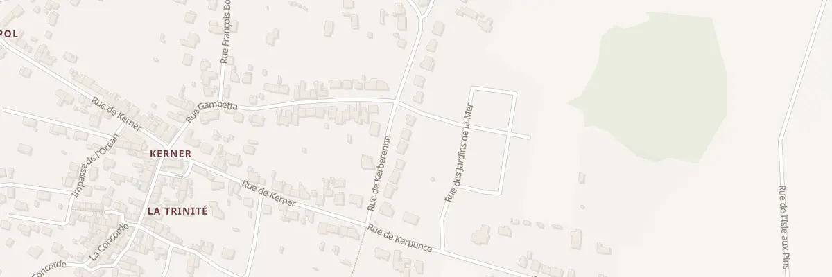 Plan du 23 Rue de Kerberenne à Riantec