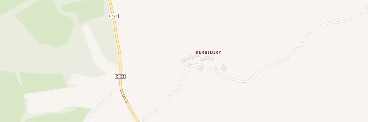 Plan du 12 Kerbidiry à Peumerit-Quintin