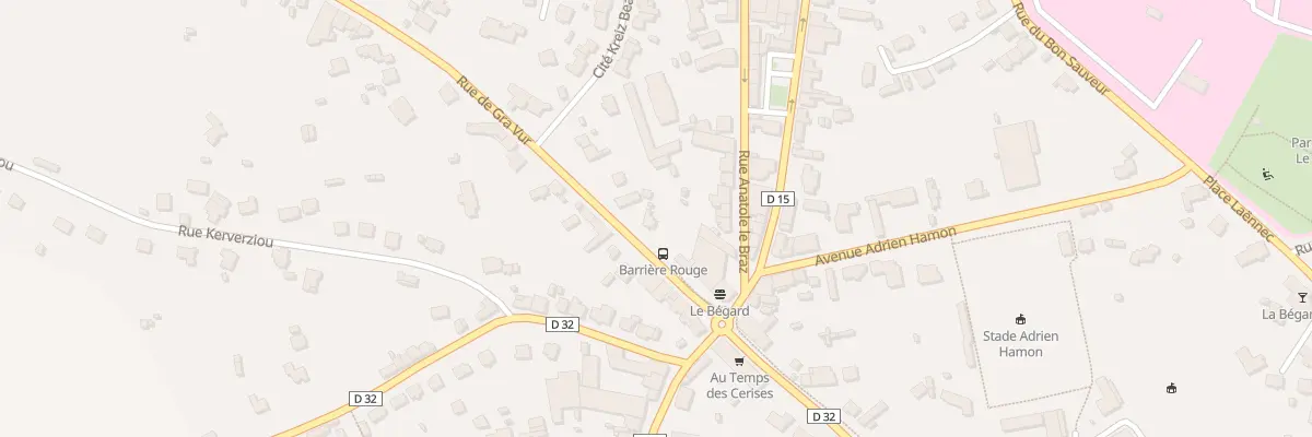 Plan du 6 Rue de Gra Vur à Bégard