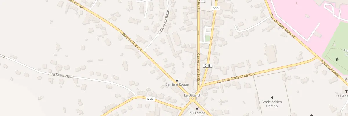 Plan du 10 Rue de Gra Vur à Bégard
