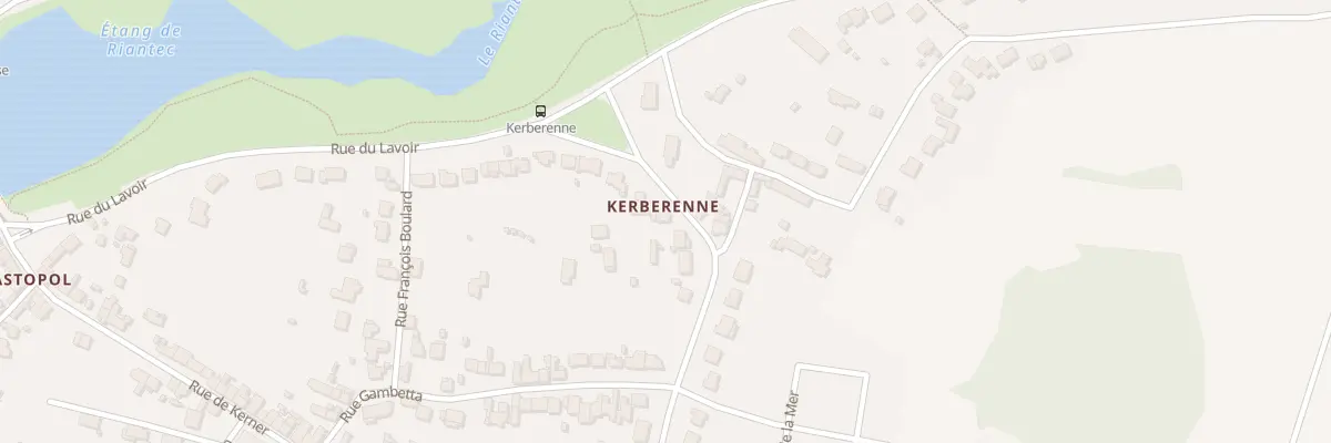 Plan du 14 Rue de Kerberenne à Riantec