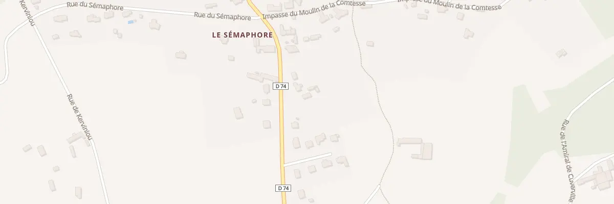 Plan du 4 Semaphore à Penvénan