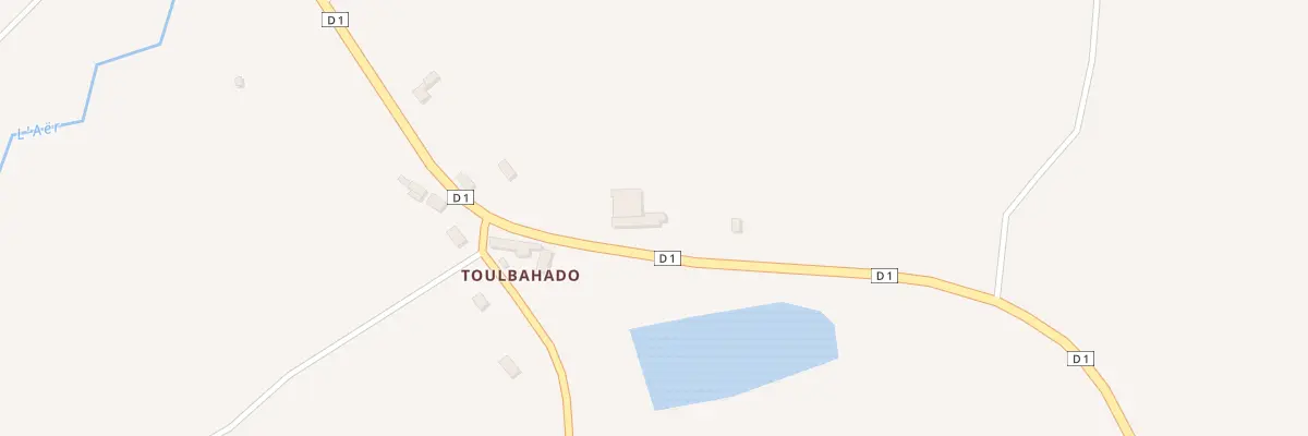Plan du 5 Toulbahado à Ploërdut
