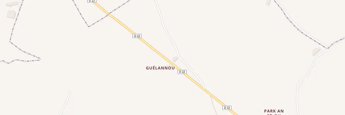 Plan du 2 Guelanou à Gurunhuel