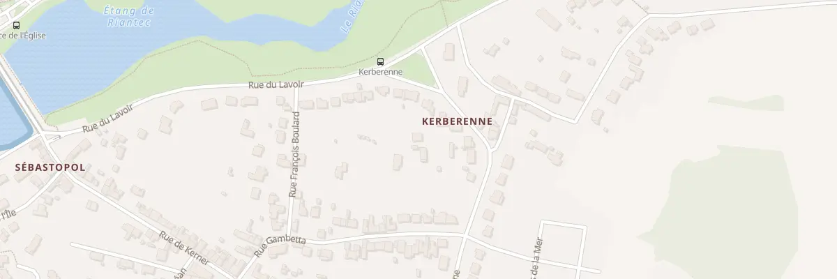 Plan du 8 Rue de Kerberenne à Riantec