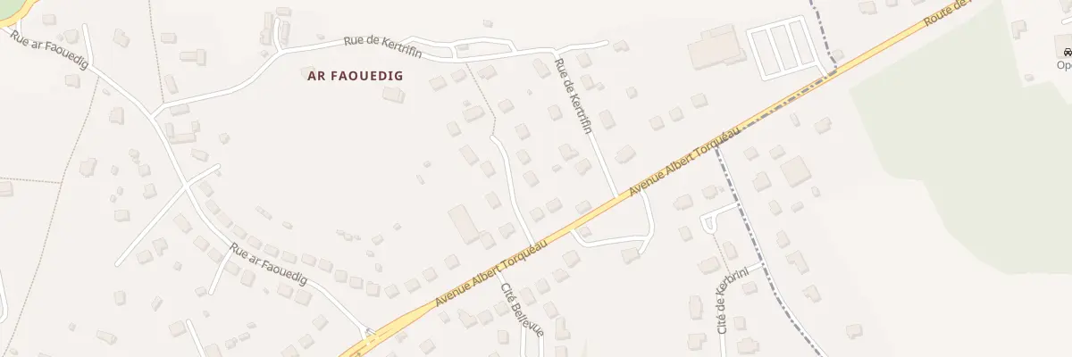 Plan du 4 Rue Léon Guilloux à Rostrenen