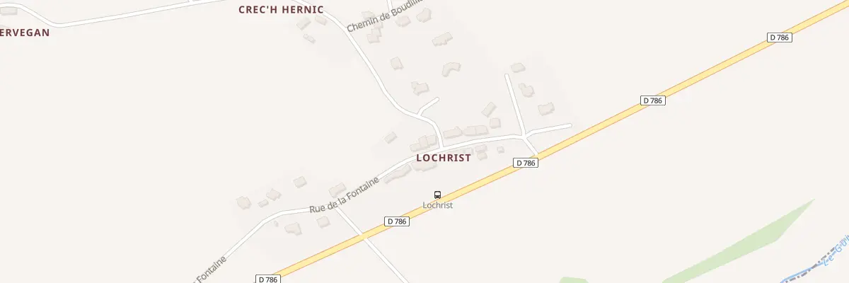 Plan du 10 Rue de la Fontaine à Coatréven