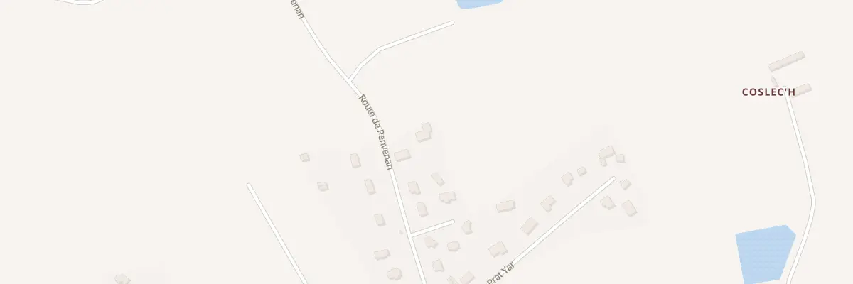 Plan du 34 Rte de Penvénan à Camlez