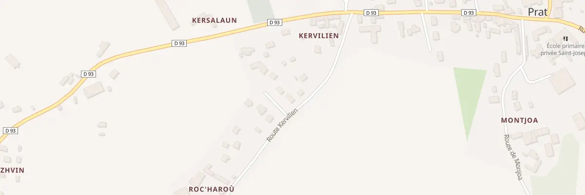 Plan du 7 Cité Kervilien à Prat