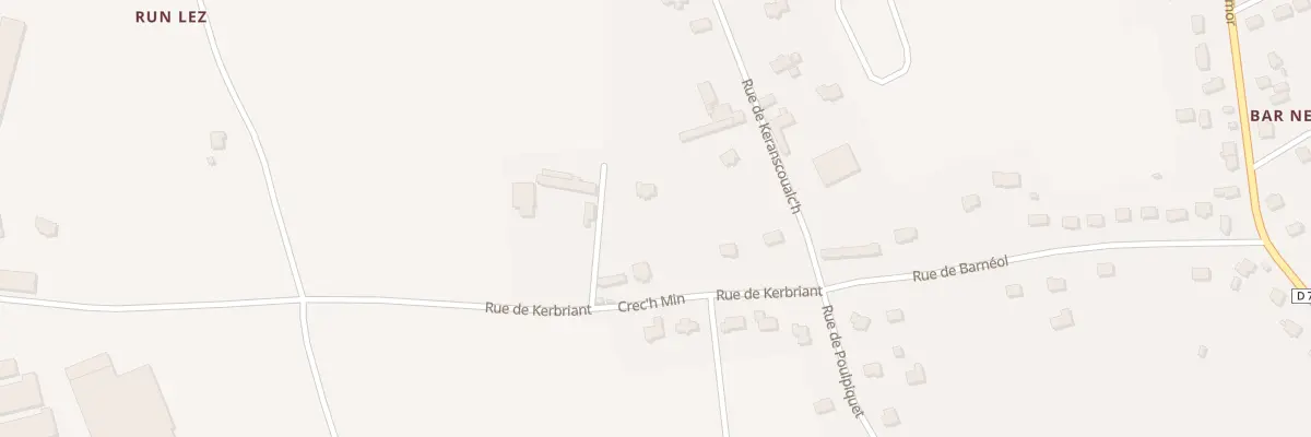 Plan du 8T Rue de Kerbriant à Penvénan
