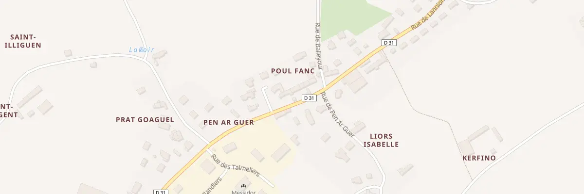 Plan du 58 Rue de Lannion à Penvénan