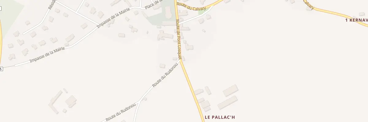 Plan du 15 Rte de Pont Losquet à Camlez
