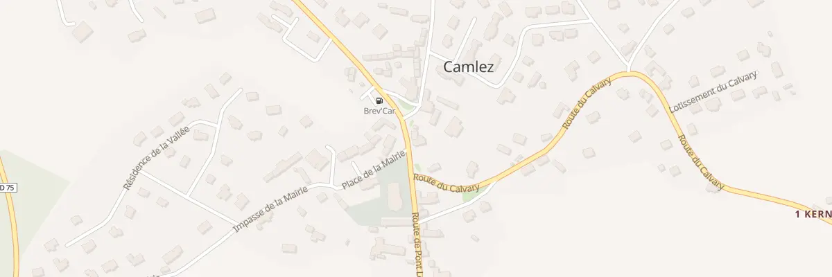 Plan du 10 Pl de l’Église à Camlez