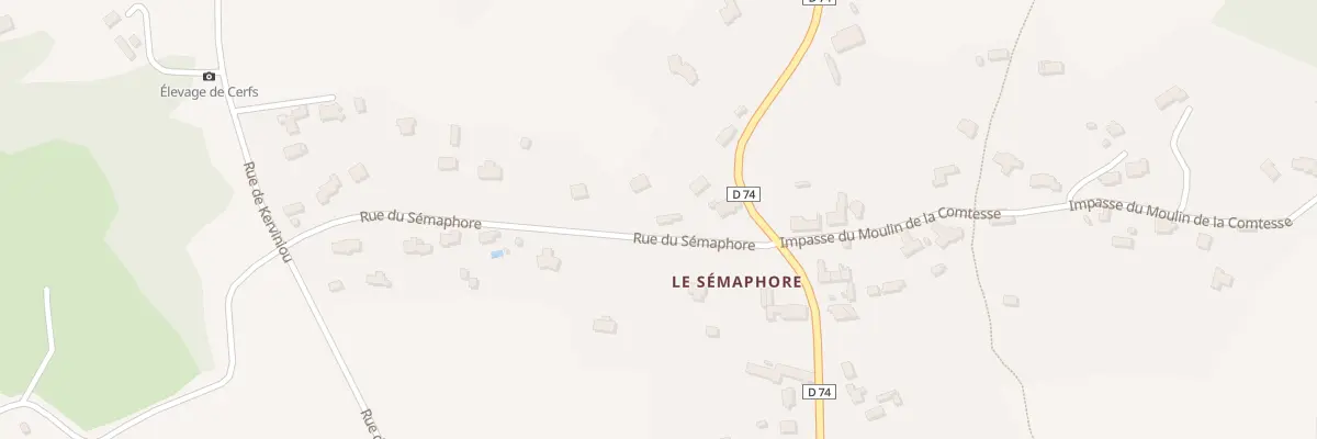 Plan du 4 Rue du Sémaphore à Penvénan
