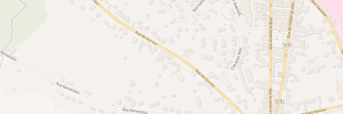 Plan du 39 Rue de Gra Vur à Bégard