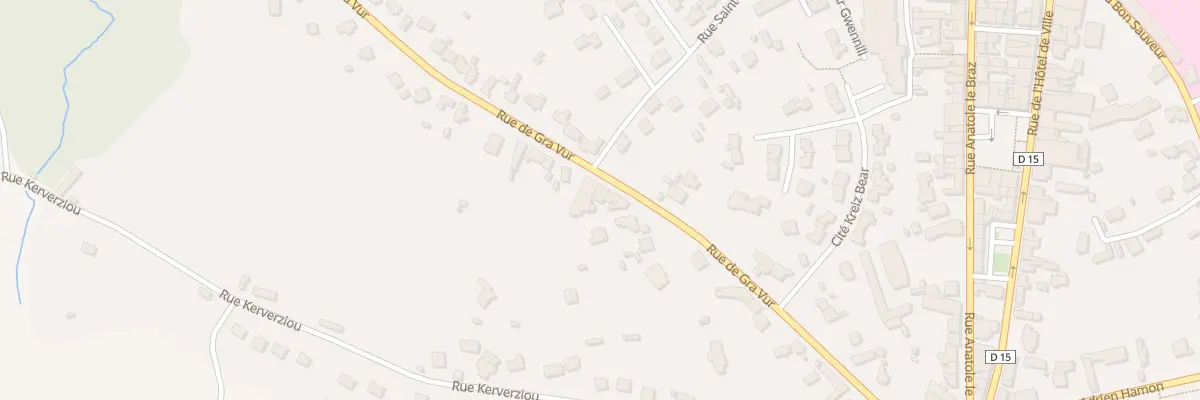 Plan du 43 Rue de Gra Vur à Bégard