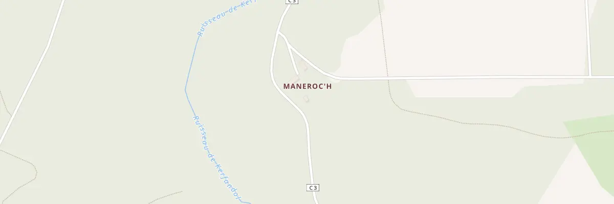 Plan du 2 Maneroch à Ploërdut