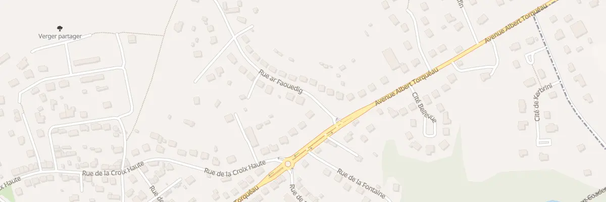 Plan du 3 Rue du Faouedic à Rostrenen