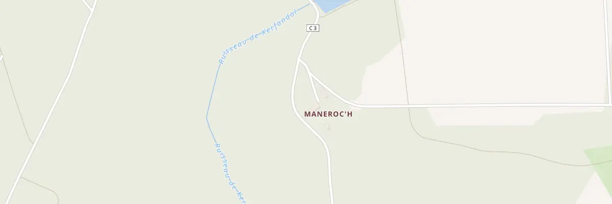 Plan du 2 Maneroch à Ploërdut