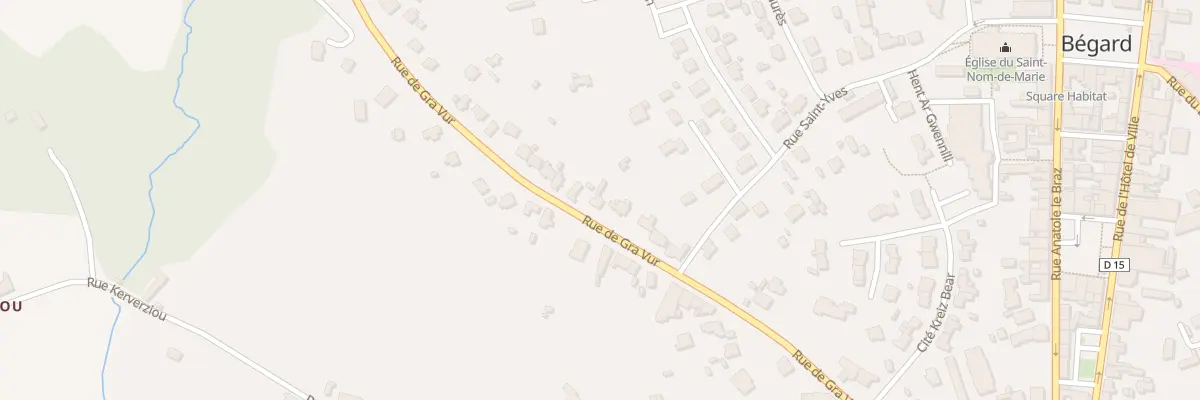 Plan du 38 Rue de Gra Vur à Bégard