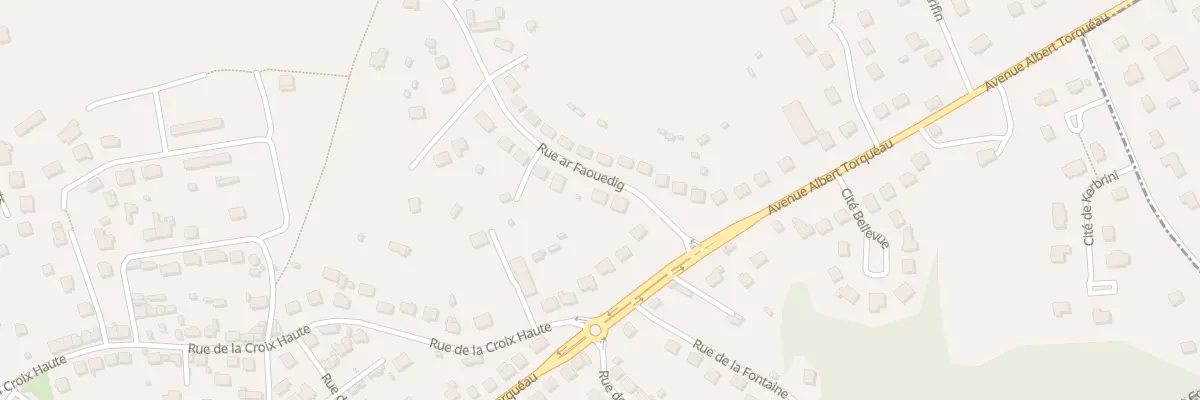 Plan du 5 Rue du Faouedic à Rostrenen