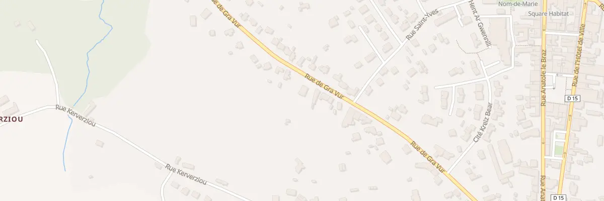 Plan du 53 Rue de Gra Vur à Bégard
