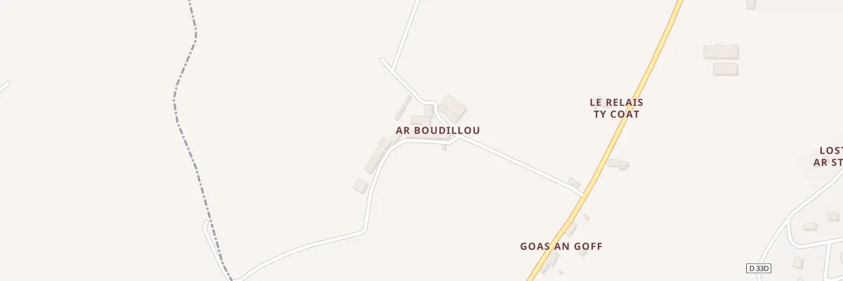 Plan du 101 Ar Boudillou à Mantallot
