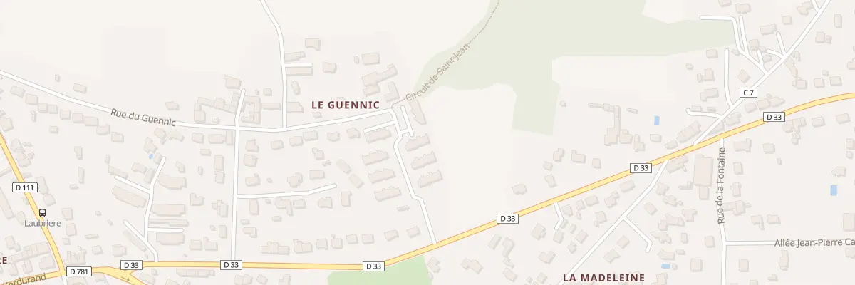 Plan du 29 Rue des Sardiniers à Riantec