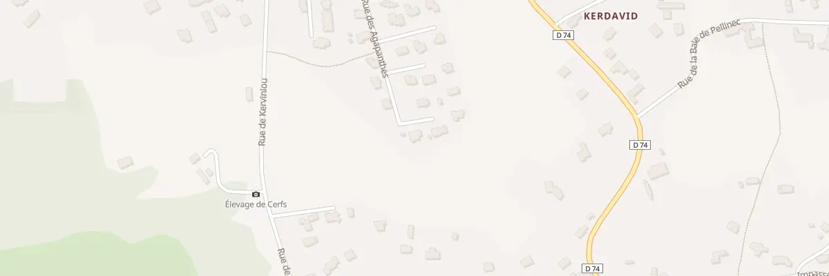 Plan du 14 Rue des Agapanthes à Penvénan