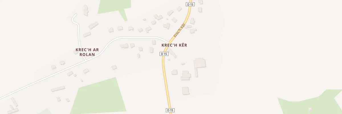 Plan du 17 Krec’H Ker à Bégard
