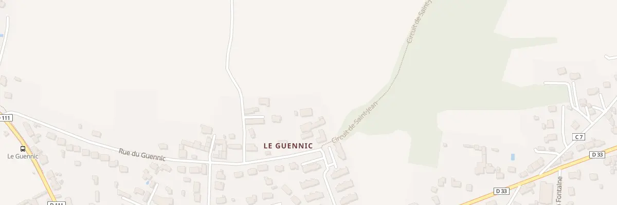 Plan du 59 Rue du Guennic à Riantec