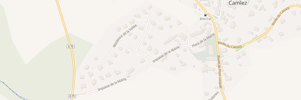 Plan du 8B Imp de la Mairie à Camlez