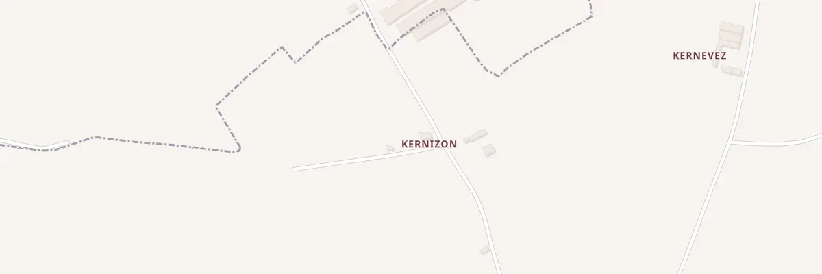 Plan du 1 Kernizon à Camlez