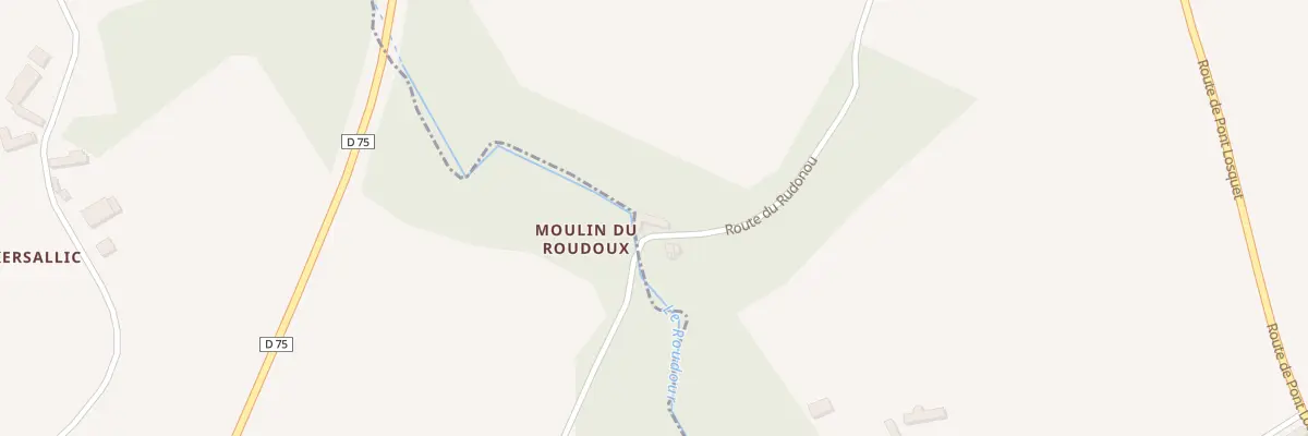 Plan du 10 Rte du Rudonou à Camlez