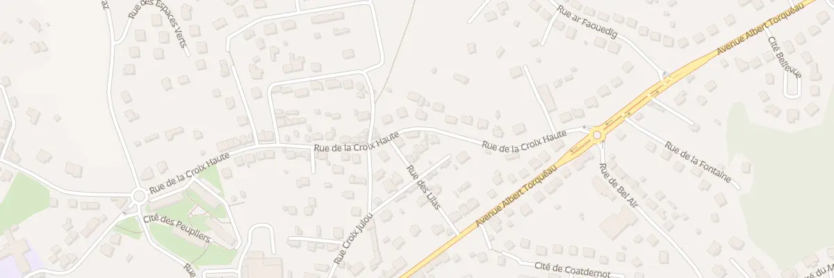 Plan du 26 Rue de la Croix Haute à Rostrenen