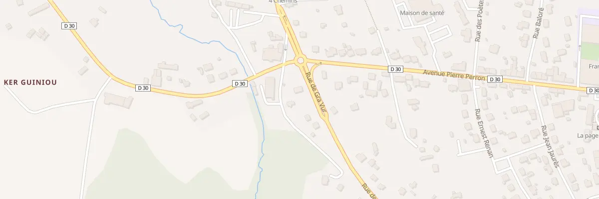 Plan du 79 Rue de Gra Vur à Bégard