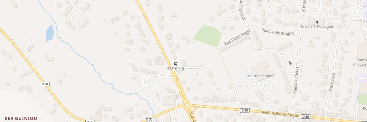 Plan du 1B Imp Thermidor à Bégard