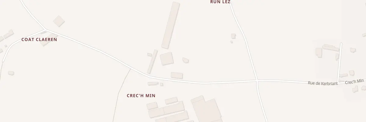 Plan du 3 Crech Min à Penvénan