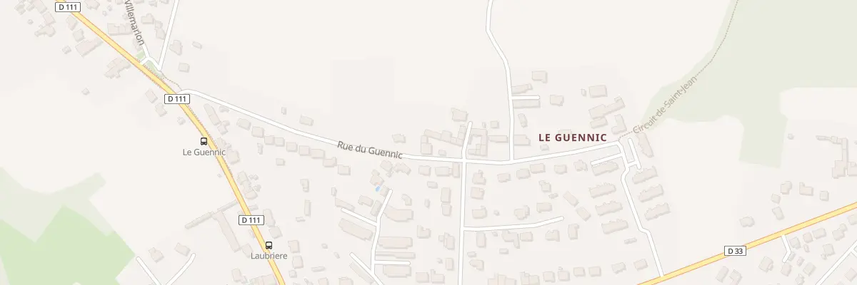 Plan du 25 Rue du Guennic à Riantec